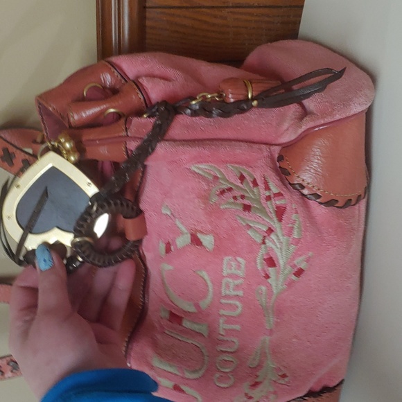 Juicy Couture y2k Vintage Pink Daydreamer Shoulder Bag - Picture 5 of 16